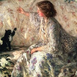 《绣球》菲利普·威尔逊·施特尔(Philip Wilson Steer)高清作品欣赏