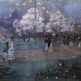 《瑞士阿尔卑斯山伯爵宫廷展览》菲利普·威尔逊·施特尔(Philip Wilson Steer)高清作品欣赏