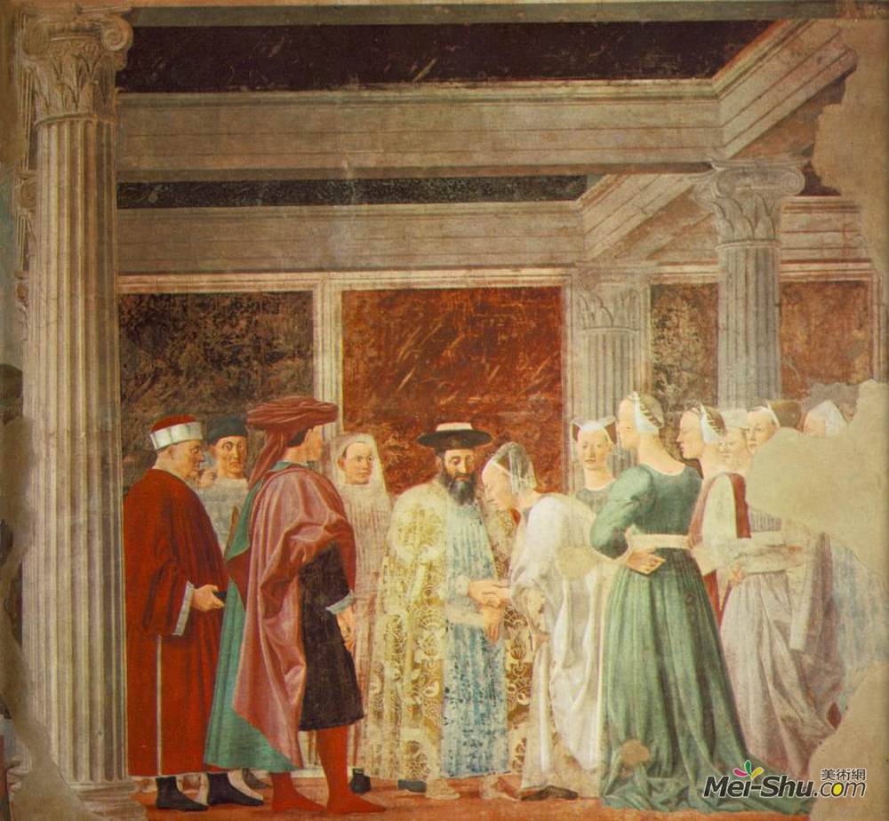 piero della francesca皮耶罗·德拉·弗朗西斯卡油画42532《示巴女王