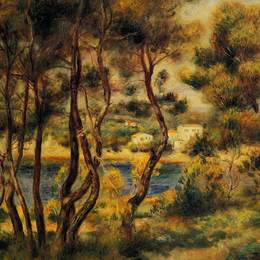 《圣珍角》皮耶尔·奥古斯特·雷诺阿(Pierre-Auguste Renoir)高清作品欣赏