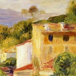 《滨海景观》皮耶尔·奥古斯特·雷诺阿(Pierre-Auguste Renoir)高清作品欣赏