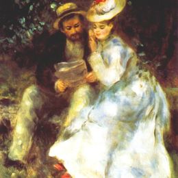 《自信》皮耶尔·奥古斯特·雷诺阿(Pierre-Auguste Renoir)高清作品欣赏