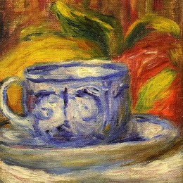 《杯果》皮耶尔·奥古斯特·雷诺阿(Pierre-Auguste Renoir)高清作品欣赏