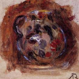《陶罐》皮耶尔·奥古斯特·雷诺阿(Pierre-Auguste Renoir)高清作品欣赏