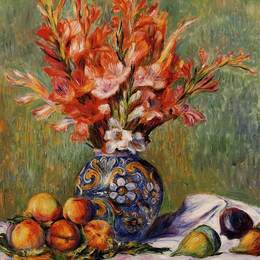 《花果》皮耶尔·奥古斯特·雷诺阿(Pierre-Auguste Renoir)高清作品欣赏