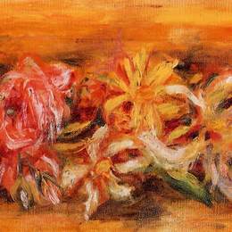 《花环》皮耶尔·奥古斯特·雷诺阿(Pierre-Auguste Renoir)高清作品欣赏