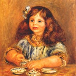 皮耶尔·奥古斯特·雷诺阿(Pierre-Auguste Renoir)高清作品:Genevieve bernheim de villers