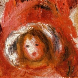 《戴帽子的女孩》皮耶尔·奥古斯特·雷诺阿(Pierre-Auguste Renoir)高清作品欣赏