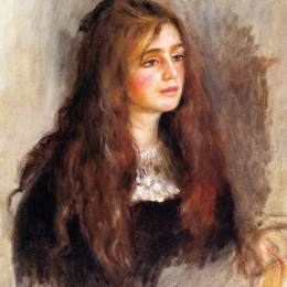 《朱莉马奈》皮耶尔·奥古斯特·雷诺阿(Pierre-Auguste Renoir)高清作品欣赏
