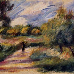 《景观》皮耶尔·奥古斯特·雷诺阿(Pierre-Auguste Renoir)高清作品欣赏