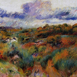 《景观》皮耶尔·奥古斯特·雷诺阿(Pierre-Auguste Renoir)高清作品欣赏