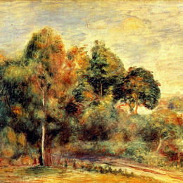 《景观》皮耶尔·奥古斯特·雷诺阿(Pierre-Auguste Renoir)高清作品欣赏