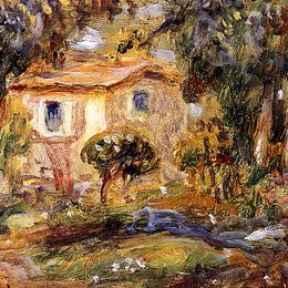 《景观》皮耶尔·奥古斯特·雷诺阿(Pierre-Auguste Renoir)高清作品欣赏