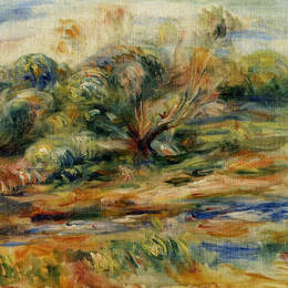 《景观》皮耶尔·奥古斯特·雷诺阿(Pierre-Auguste Renoir)高清作品欣赏