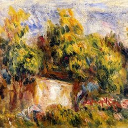 《船舱景观》皮耶尔·奥古斯特·雷诺阿(Pierre-Auguste Renoir)高清作品欣赏