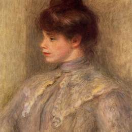 皮耶尔·奥古斯特·雷诺阿(Pierre-Auguste Renoir)高清作品:Madame Louis Valtat nee Suzanne Noel