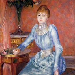 皮耶尔·奥古斯特·雷诺阿(Pierre-Auguste Renoir)高清作品:Madame Robert de Bonnieres