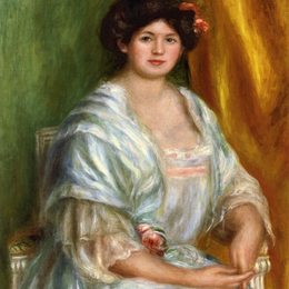 《瑟内森夫人》皮耶尔·奥古斯特·雷诺阿(Pierre-Auguste Renoir)高清作品欣赏