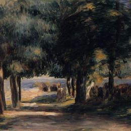 皮耶尔·奥古斯特·雷诺阿(Pierre-Auguste Renoir)高清作品:Pine Wood on the Cote dAzur