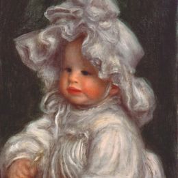 《克劳德画像》皮耶尔·奥古斯特·雷诺阿(Pierre-Auguste Renoir)高清作品欣赏