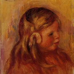《克劳德画像》皮耶尔·奥古斯特·雷诺阿(Pierre-Auguste Renoir)高清作品欣赏