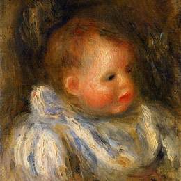 《椰子肖像》皮耶尔·奥古斯特·雷诺阿(Pierre-Auguste Renoir)高清作品欣赏