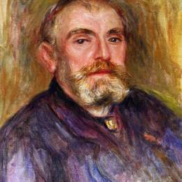 皮耶尔·奥古斯特·雷诺阿(Pierre-Auguste Renoir)高清作品:Portrait of Henri Lerolle