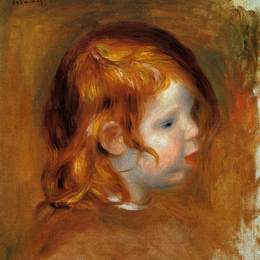 《姬恩画像》皮耶尔·奥古斯特·雷诺阿(Pierre-Auguste Renoir)高清作品欣赏