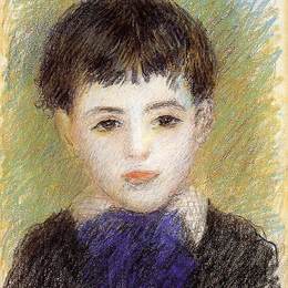《彼埃尔画像》皮耶尔·奥古斯特·雷诺阿(Pierre-Auguste Renoir)高清作品欣赏