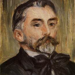 皮耶尔·奥古斯特·雷诺阿(Pierre-Auguste Renoir)高清作品:Portrait of Stephane Mallarme