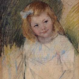 《萨拉向右看》皮耶尔·奥古斯特·雷诺阿(Pierre-Auguste Renoir)高清作品欣赏