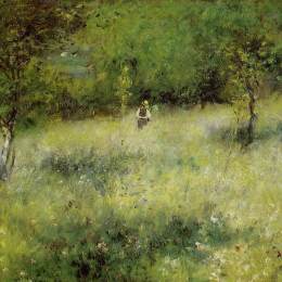 皮耶尔·奥古斯特·雷诺阿(Pierre-Auguste Renoir)高清作品:Spring at Catou