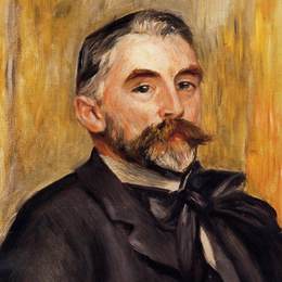 《斯特凡娜·马拉美》皮耶尔·奥古斯特·雷诺阿(Pierre-Auguste Renoir)高清作品欣赏