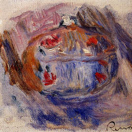 《糖碗》皮耶尔·奥古斯特·雷诺阿(Pierre-Auguste Renoir)高清作品欣赏