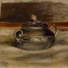 《糖碗》皮耶尔·奥古斯特·雷诺阿(Pierre-Auguste Renoir)高清作品欣赏