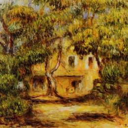 《科莱特农场》皮耶尔·奥古斯特·雷诺阿(Pierre-Auguste Renoir)高清作品欣赏