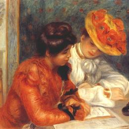 《信》皮耶尔·奥古斯特·雷诺阿(Pierre-Auguste Renoir)高清作品欣赏