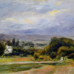 《小径》皮耶尔·奥古斯特·雷诺阿(Pierre-Auguste Renoir)高清作品欣赏