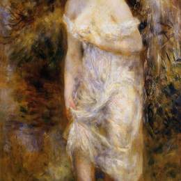 《春天》皮耶尔·奥古斯特·雷诺阿(Pierre-Auguste Renoir)高清作品欣赏
