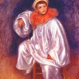 《白色皮靴（让·雷诺阿）》皮耶尔·奥古斯特·雷诺阿(Pierre-Auguste Renoir)高清作品欣赏