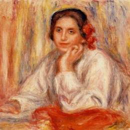 《薇拉瑟琳雷诺阿》皮耶尔·奥古斯特·雷诺阿(Pierre-Auguste Renoir)高清作品欣赏