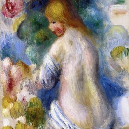 《女人的裸体躯干》皮耶尔·奥古斯特·雷诺阿(Pierre-Auguste Renoir)高清作品欣赏