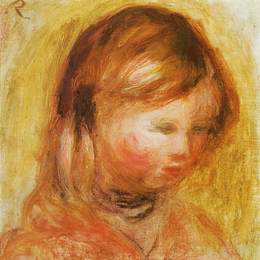 《年轻女孩》皮耶尔·奥古斯特·雷诺阿(Pierre-Auguste Renoir)高清作品欣赏