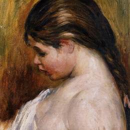 《少女阅读》皮耶尔·奥古斯特·雷诺阿(Pierre-Auguste Renoir)高清作品欣赏