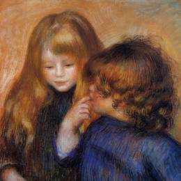 《年轻吉普赛女孩》皮耶尔·奥古斯特·雷诺阿(Pierre-Auguste Renoir)高清作品欣赏