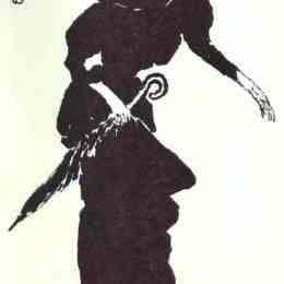 《带阳伞的女人》皮尔·波纳尔(Pierre Bonnard)高清作品欣赏