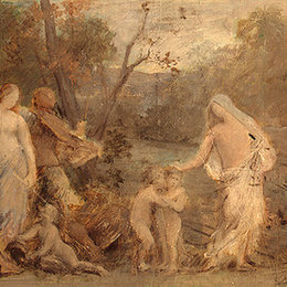 《人生寓言》皮埃尔·皮维·德·夏凡纳(Pierre Puvis de Chavannes)高清作品欣赏