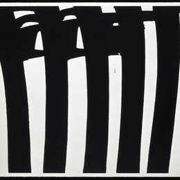 皮埃尔?苏拉热(Pierre Soulages)高清作品:Peinture 202 x 327 cm, 17 janvier 1970