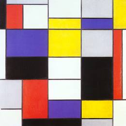 皮特·蒙德里安(Piet Mondrian)高清作品:Composition A