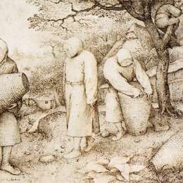 彼得·勃鲁盖尔(Pieter Bruegel the Elder)高清作品:The Beekeepers and the Birdnester